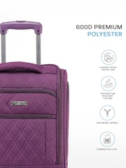Flight Knight 45x36x20cm EasyJet Underseat Soft Case Cabin Carry On Suitcase Hand Mono Canvas  Luggage - Image 3 of 7