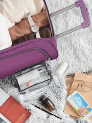 Flight Knight 45x36x20cm EasyJet Underseat Soft Case Cabin Carry On Suitcase Hand Mono Canvas  Luggage - Image 5 of 7