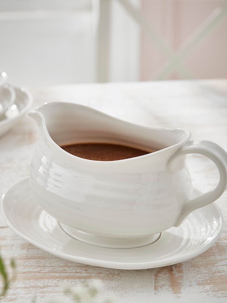 Portmeirion White Gravy Boat - Image 1 of 2