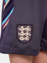 Nike Purple Blank Dri-FIT England Away Little Kids 3 Piece Football Kit - Image 11 of 15
