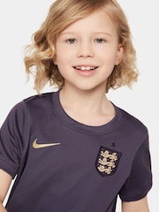 Nike Purple Blank Dri-FIT England Away Little Kids 3 Piece Football Kit - Image 5 of 15