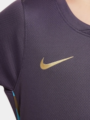 Nike Purple Blank Dri-FIT England Away Little Kids 3 Piece Football Kit - Image 7 of 15