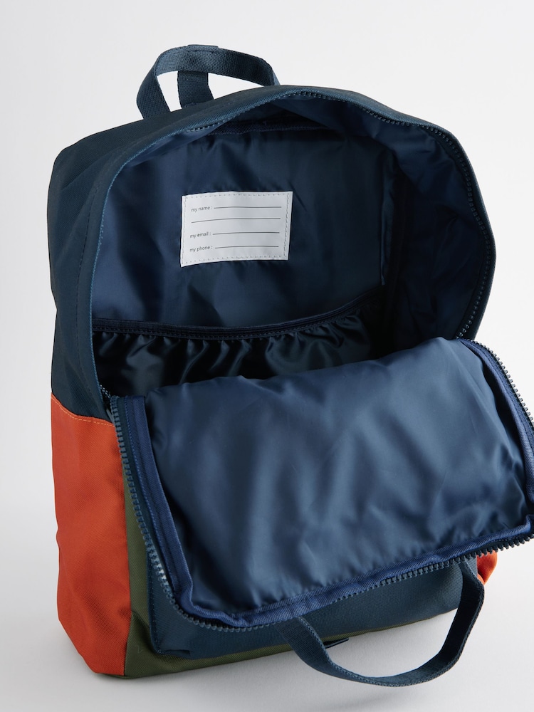 Colourblock Handle Backpack - Image 2 of 6 Colourblock Handle Backpack - Image 2 of 6