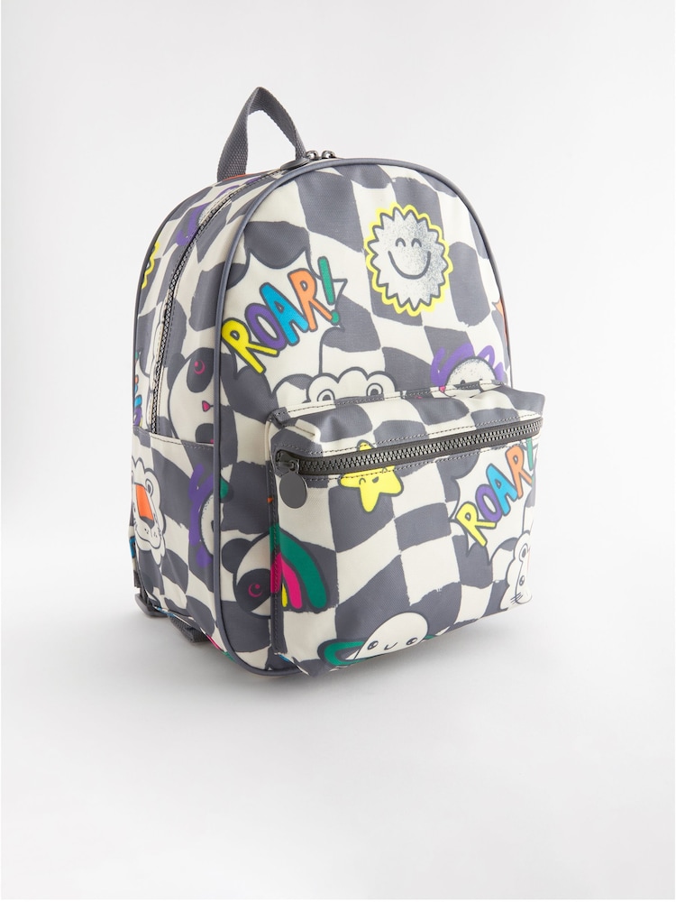Check Fun Faces Backpack - Image 2 of 6