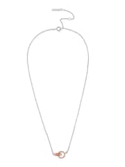 Olivia Burton Classic Interlink Silver Necklace - Image 1 of 2