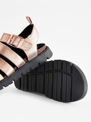 Rose Gold Chunky Corkbed Sandals - Image 5 of 5