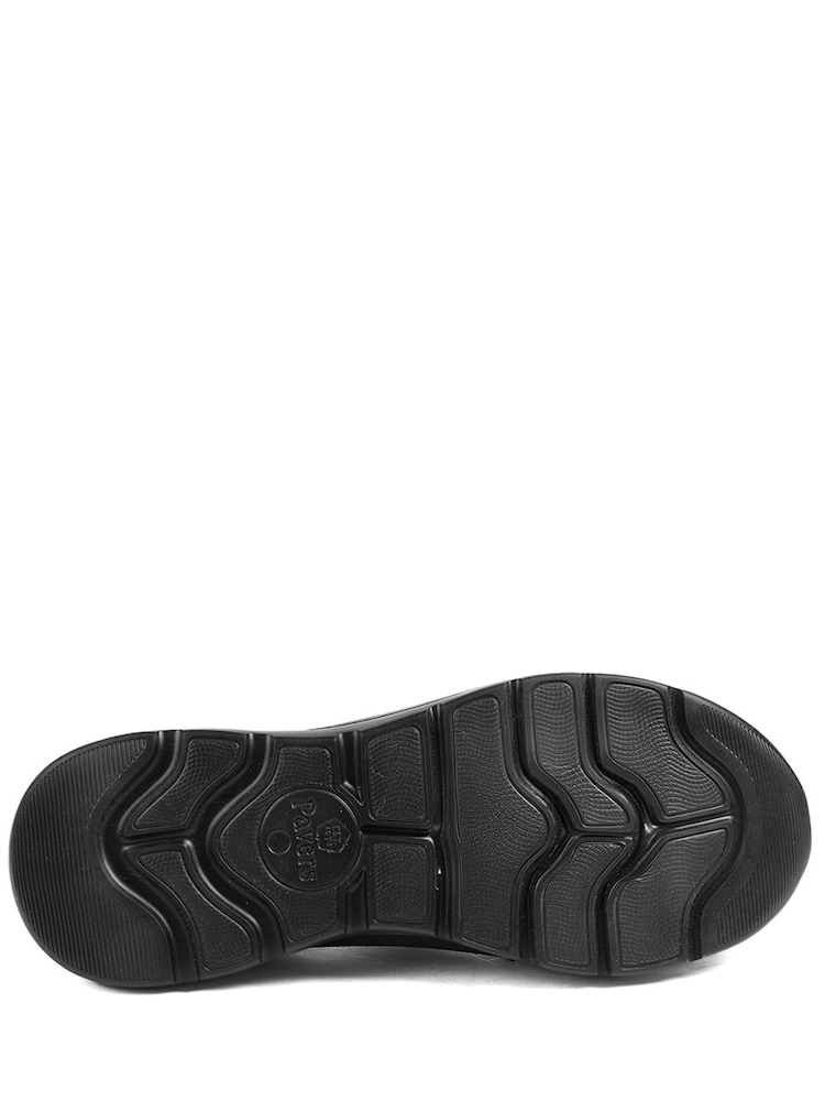 Pavers Black Wide Fit Memory Foam Sporty Pumps - Image 5 of 5