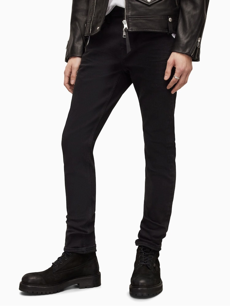 AllSaints Black Chrome Jeans - Image 1 of 6