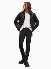 AllSaints Black Chrome Jeans - Image 3 of 6