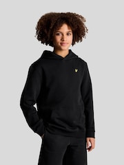 Lyle & Scott Black Boys 100% Cotton Jersey Hoodie - Image 1 of 5