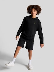 Lyle & Scott Black Boys 100% Cotton Jersey Hoodie - Image 2 of 5