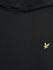 Lyle & Scott Black Boys 100% Cotton Jersey Hoodie - Image 5 of 5
