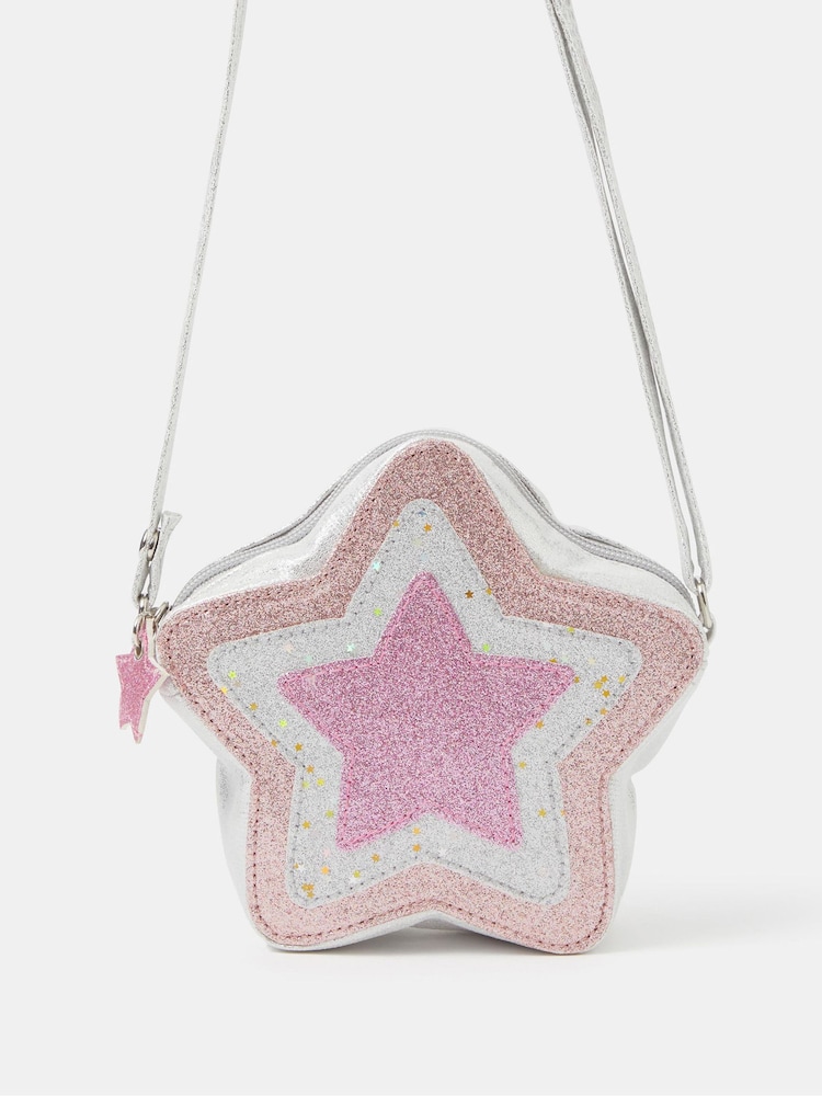 Angels By Accessorize Сумка через плечо со звездой металлик - Изображение 1 2