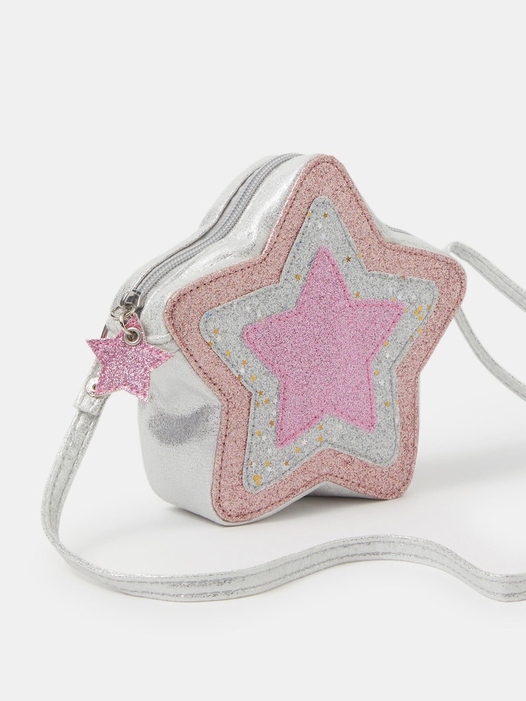 Angels By Accessorize Сумка через плечо со звездой металлик - Изображение 2 2