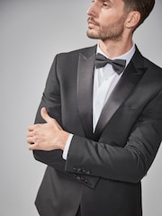 Schwarz - Enge Passform - Smokingjacke - Image 1 of 6
