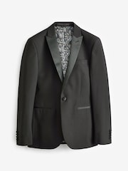 Schwarz - Enge Passform - Smokingjacke - Image 6 of 6