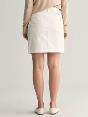 GANT White Twill Chino Skirt - Image 2 of 8