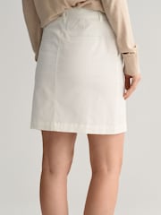 GANT White Twill Chino Skirt - Image 5 of 8