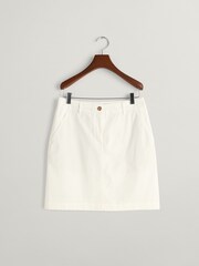 GANT White Twill Chino Skirt - Image 8 of 8