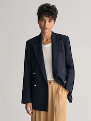 GANT Blue Regular Fit Club Blazer - Image 1 of 8