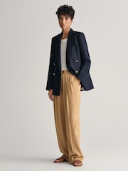 GANT Blue Regular Fit Club Blazer - Image 3 of 8