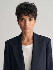 GANT Blue Regular Fit Club Blazer - Image 4 of 8