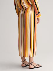 GANT Yellow Striped Wrap Skirt - Image 4 of 6