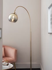 Gold Roseville Floor Lamp - Image 1 of 5