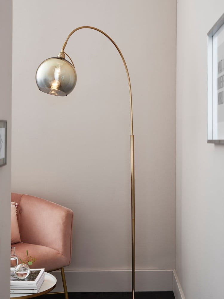 Gold Roseville Floor Lamp - Image 1 of 5