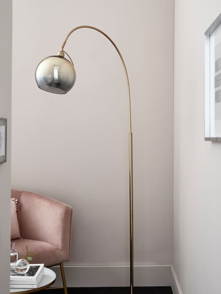 Gold Roseville Floor Lamp - Image 2 of 5