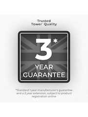Tower Black Solitaire Set of 3 Canisters - Image 5 of 5
