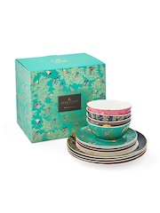 Portmeirion 12 Piece White Sara Miller Dinner Set - Image 6 of 6