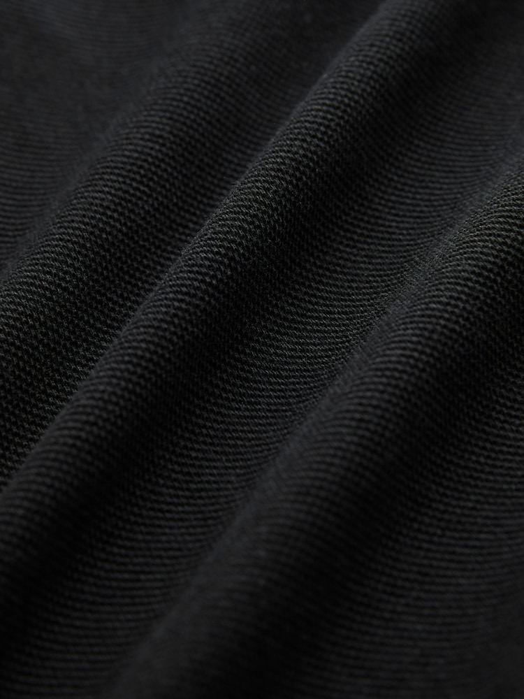 Fred Perry 100% Cotton Striped Cuff Black T-Shirt - Image 7 of 7