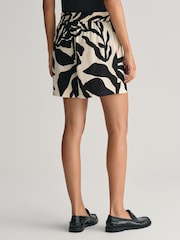 GANT Cream Relaxed Fit Palm Print Fluid Shorts - Image 3 of 7
