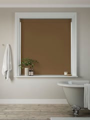 Mocha Brown Glow Made to Measure Blackout Roller Blind - Image 2 of 6