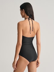 GANT Black Halter Neck Swimsuit - Image 2 of 5