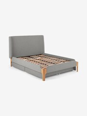 MADE.COM Cool Grey Drawer Storage Bed Roscoe - Image 1 of 3