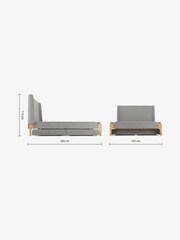 MADE.COM Cool Grey Drawer Storage Bed Roscoe - Image 3 of 3