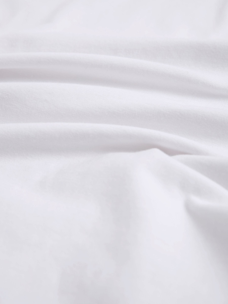 White Long Line Thin Strap V-Neck Vest - Image 6 of 6