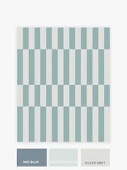 Blue Next Optimism Stripe A4 Wallpaper Sample - Image 3 of 3