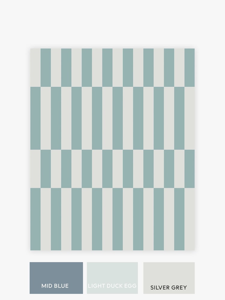 Blue Next Optimism Stripe A4 Wallpaper Sample - Image 3 of 3