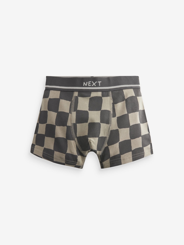 Checkerboard Print Trunks 5 Pack (2-16yrs) - Image 3 of 8