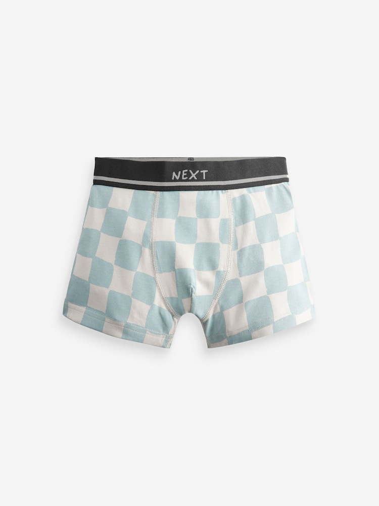 Checkerboard Print Trunks 5 Pack (2-16yrs) - Image 4 of 8