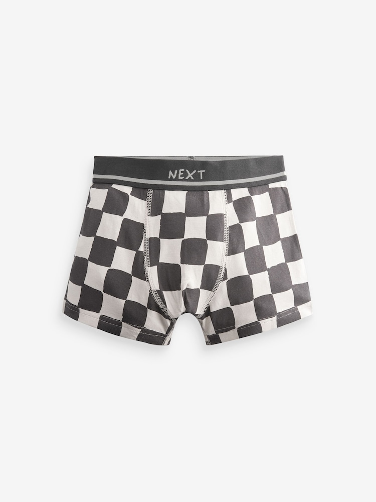 Checkerboard Print Trunks 5 Pack (2-16yrs) - Image 5 of 8