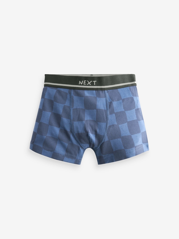 Checkerboard Print Trunks 5 Pack (2-16yrs) - Image 6 of 8