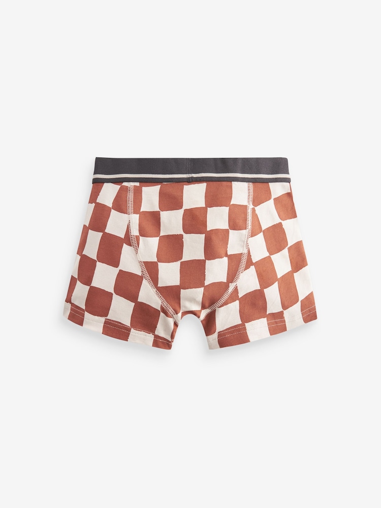 Checkerboard Print Trunks 5 Pack (2-16yrs) - Image 7 of 8
