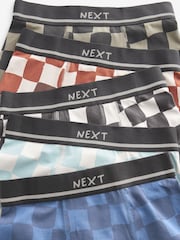Checkerboard Print Trunks 5 Pack (2-16yrs) - Image 8 of 8