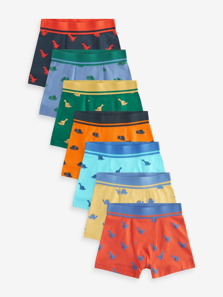 Leuchtender mini Dino-Print - Unterhosen 7er-Pack (2–14Jahre) - Bild 1 von 9
