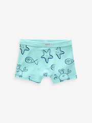 Seaside Print Soft Waistband Trunks 5 Pack (1.5-12yrs) - Image 5 of 8