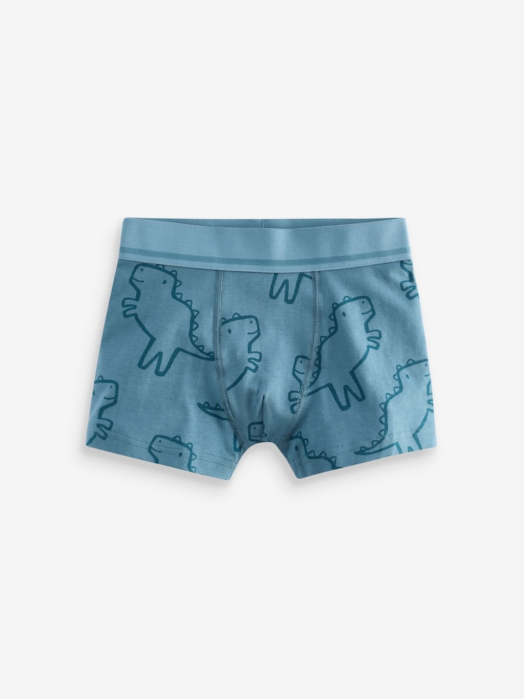 Linear Dino Print Trunks 5 Pack (1.5-16yrs) - Image 2 of 9